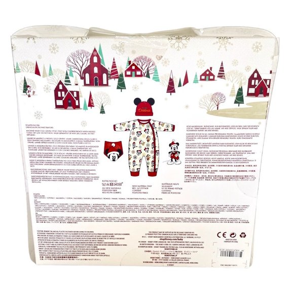 Disney Store Mickey Mouse and Friends My First Christmas Baby Gift Set 6-9M - Picture 8 of 10